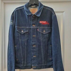 Vintage Levi's denim trucker Red Hot + Rhapsody Th